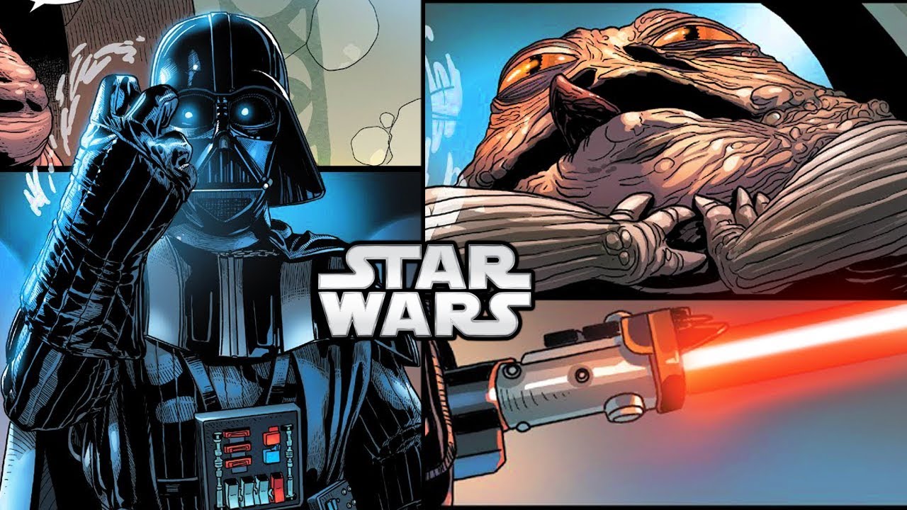 How Darth Vader FORCE CHOKED Jabba The Hutt (CANON) - Star Wars 1