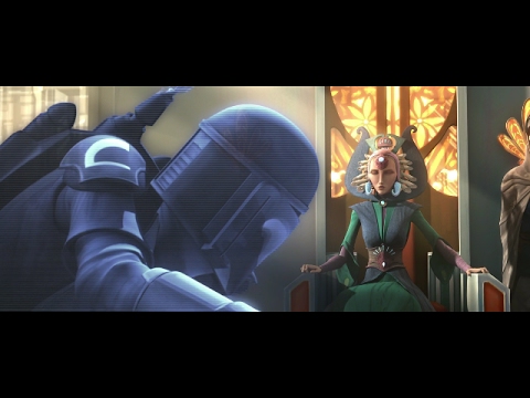 Star Wars Clone Wars Obi-Wan Kenobi and Satine Talk about Jango Fett HD 1
