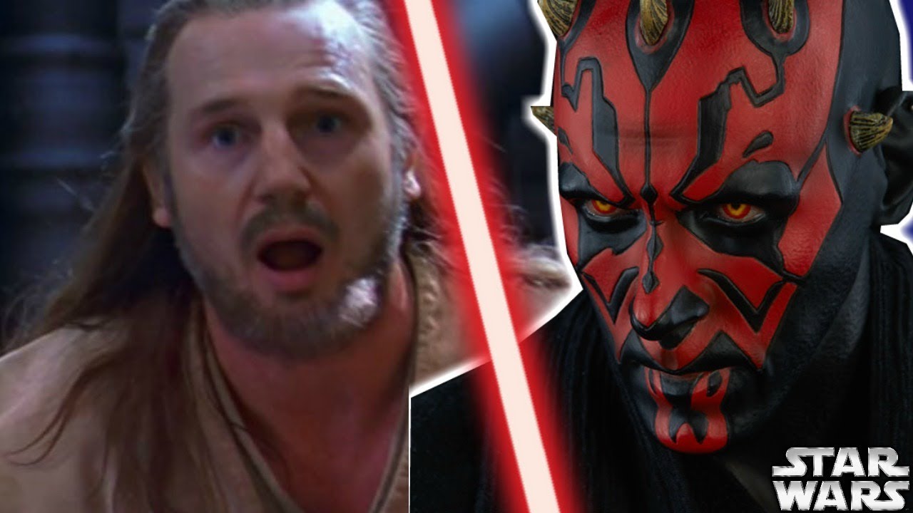 Why Darth Maul Was EMBARRASSED About How He Killed Qui-Gon 1