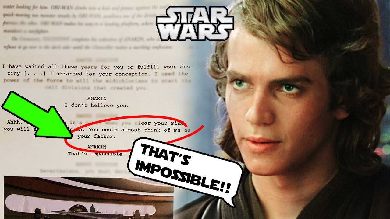 ANAKIN’S FATHER REVEALED IN SCRIPT OF REVENGE OF THE SITH!!! 1