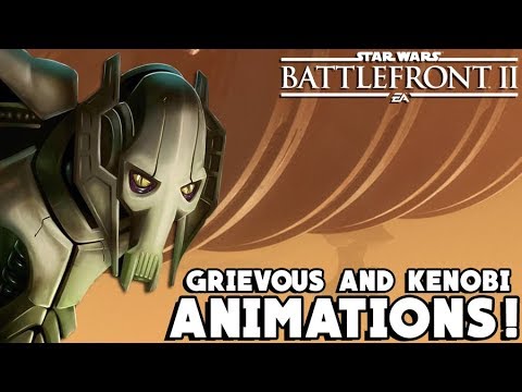 General Grievous and Obi-Wan Kenobi Updated Animations Found! SW BF2 1