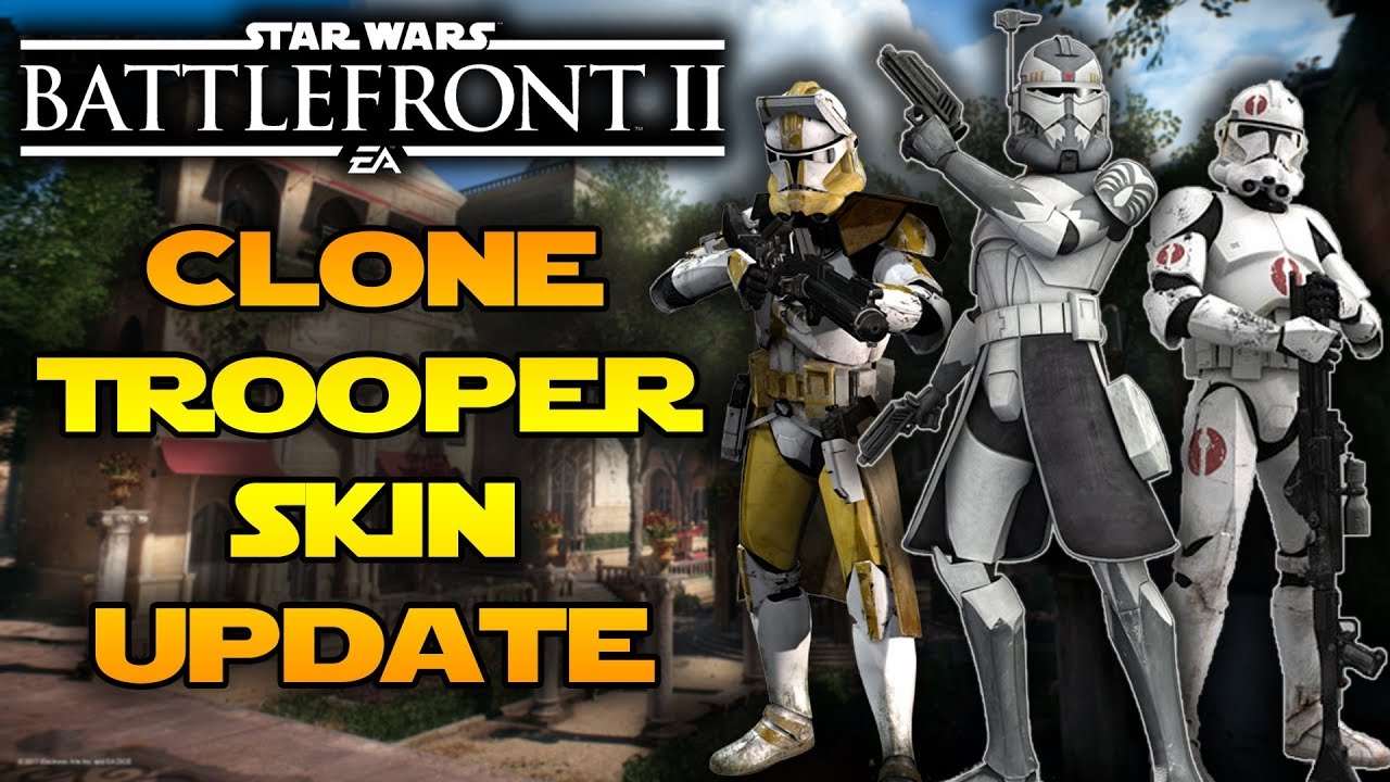 New Clone Trooper Skins Update! Star Wars Battlefront 2 1