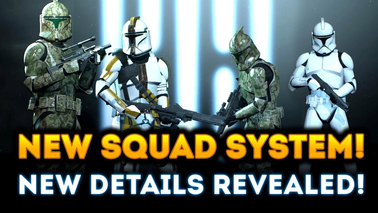 NEW SQUAD SYSTEM DETAILS REVEALED! - Star Wars Battlefront 2 1