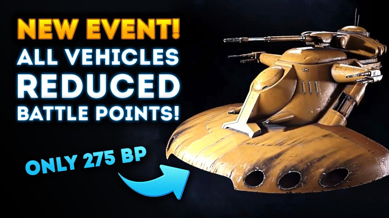 NEW WEEKEND EVENT! All Vehicles Reduced Battle Points for Vehicle 1