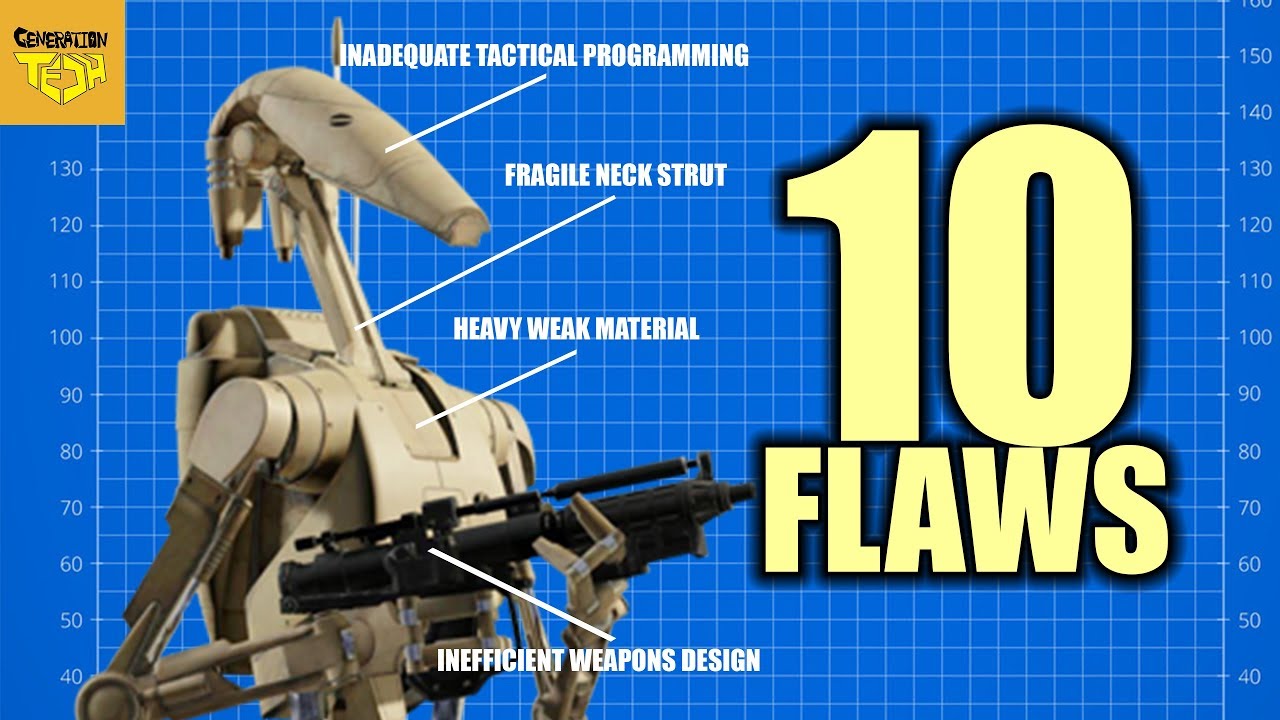 10 FLAWS with the Separatist Battle Droid 1