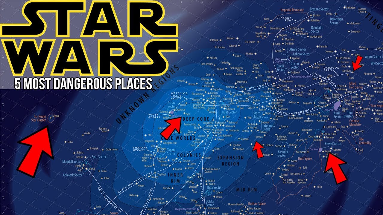 5 Most Dangerous Places in the Star Wars Galaxy | Star Wars Legends Lore 1