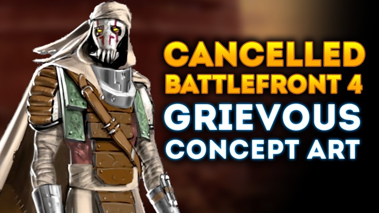 Cancelled Battlefront 4 General Grievous Artwork! Non-Cyborg Grievous! 1