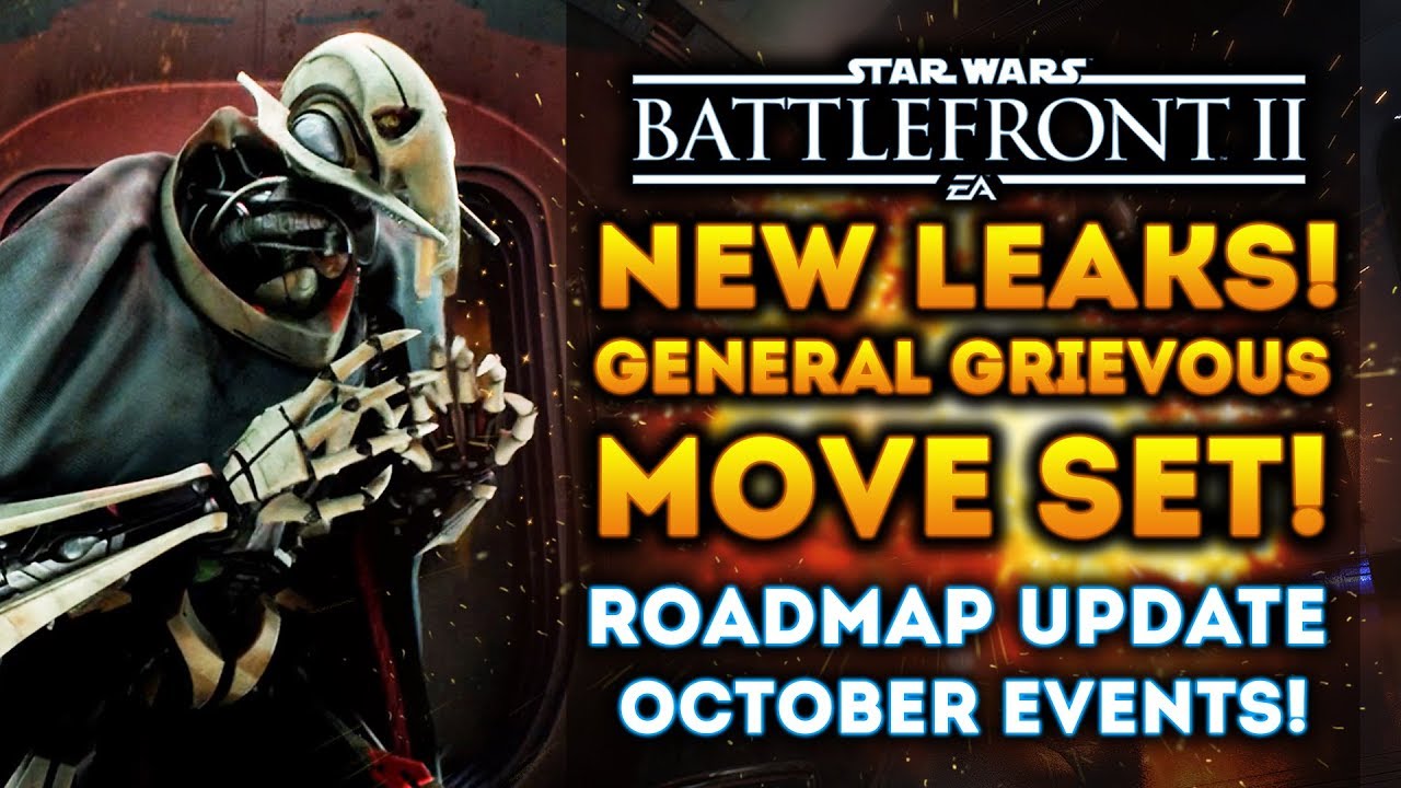 NEW GENERAL GRIEVOUS LEAKS! Move Set, Roadmap V3 Update! 1