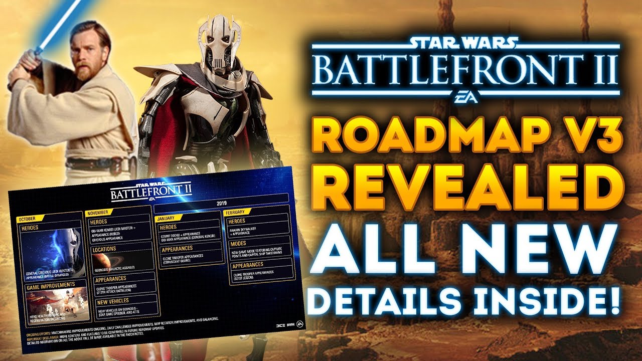 Roadmap V3 REVEALED! - Star Wars Battlefront 2 1