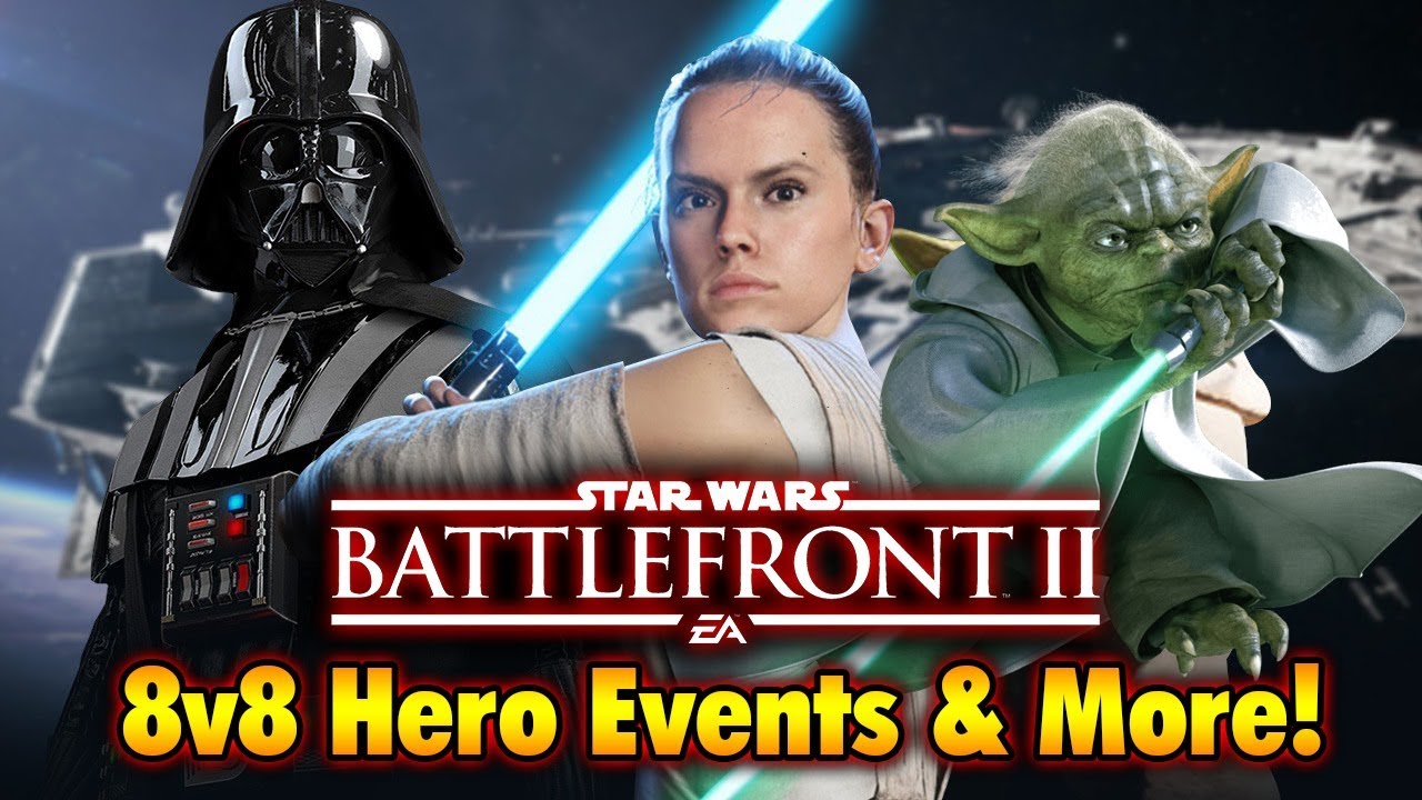 Star Wars Battlefront 2 Update! 8v8 Hero Events & Halloween Events! Community Calendar! 1