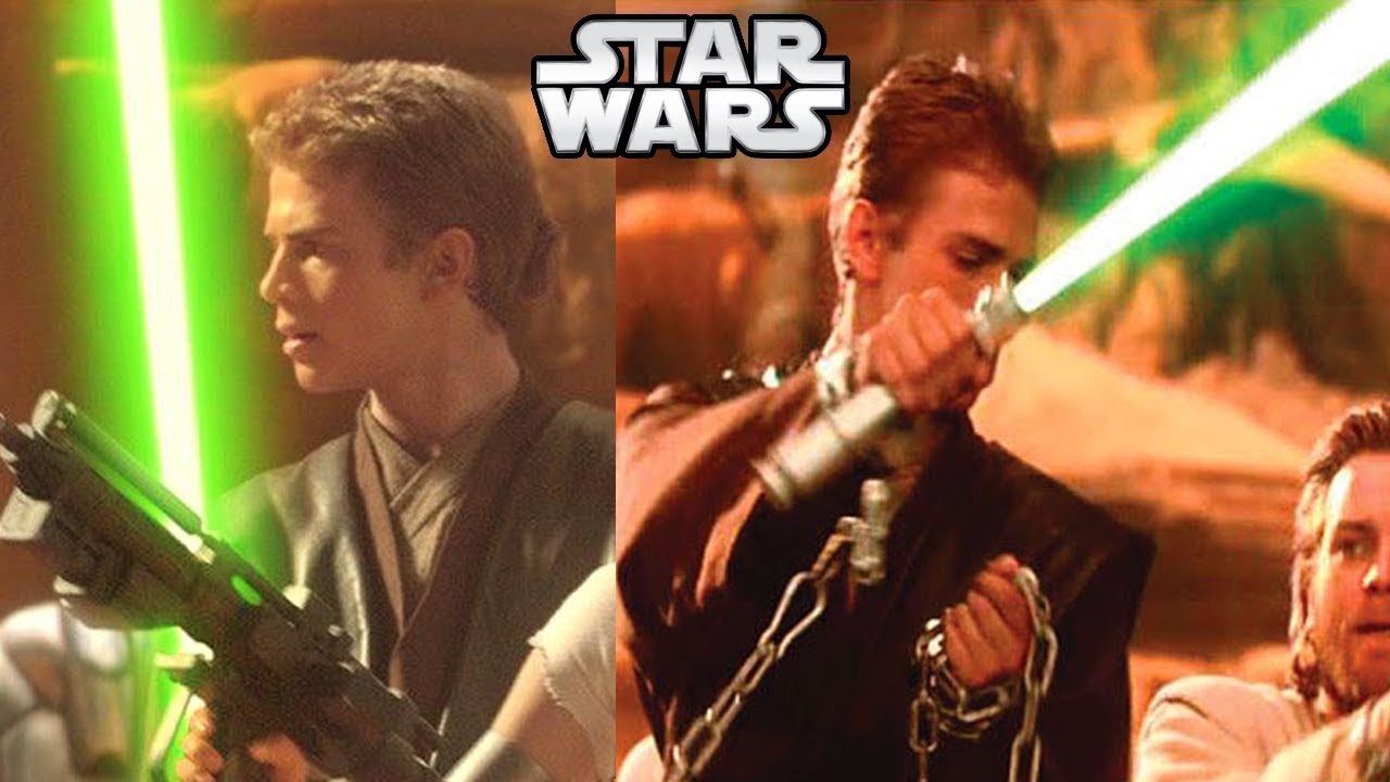 Why Anakin Was Given a GREEN Lightsaber by the Jedi - Star Wars Explained 1