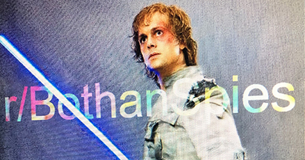 A Picture Of Young Luke Skywalker From A 'The Force Awakens' Scene 1