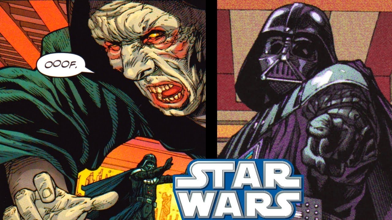 Darth Vader FORCE PUSHES Sidious And How Sidious REACTED!! 1