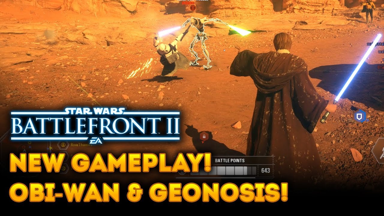 NEW Obi-Wan Kenobi & Geonosis Galactic Assault Gameplay! - Star Wars BF2 1