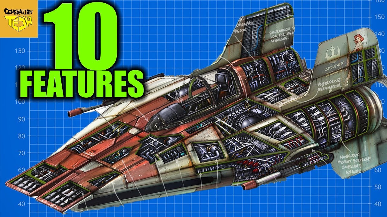 10 FEATURES that made the A-WING the BEST INTERCEPTOR in Star Wars 1