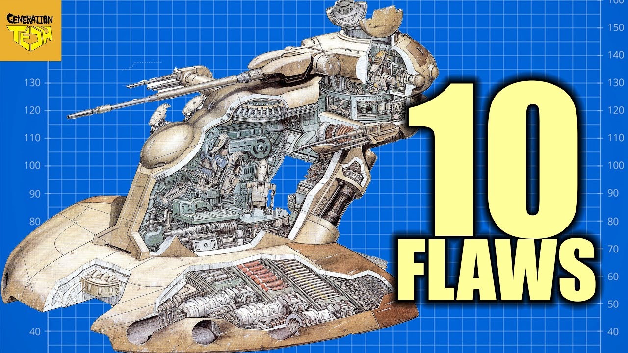 10 FLAWS with the AAT (Separatist Hovertank) 1