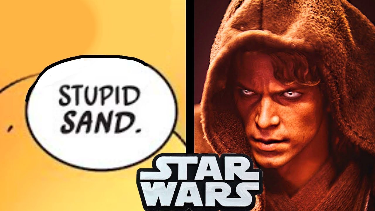 ANAKIN FINALLY REVEALS WHY HE HATES SAND!!(CANON) - Star Wars Comics Explained 1