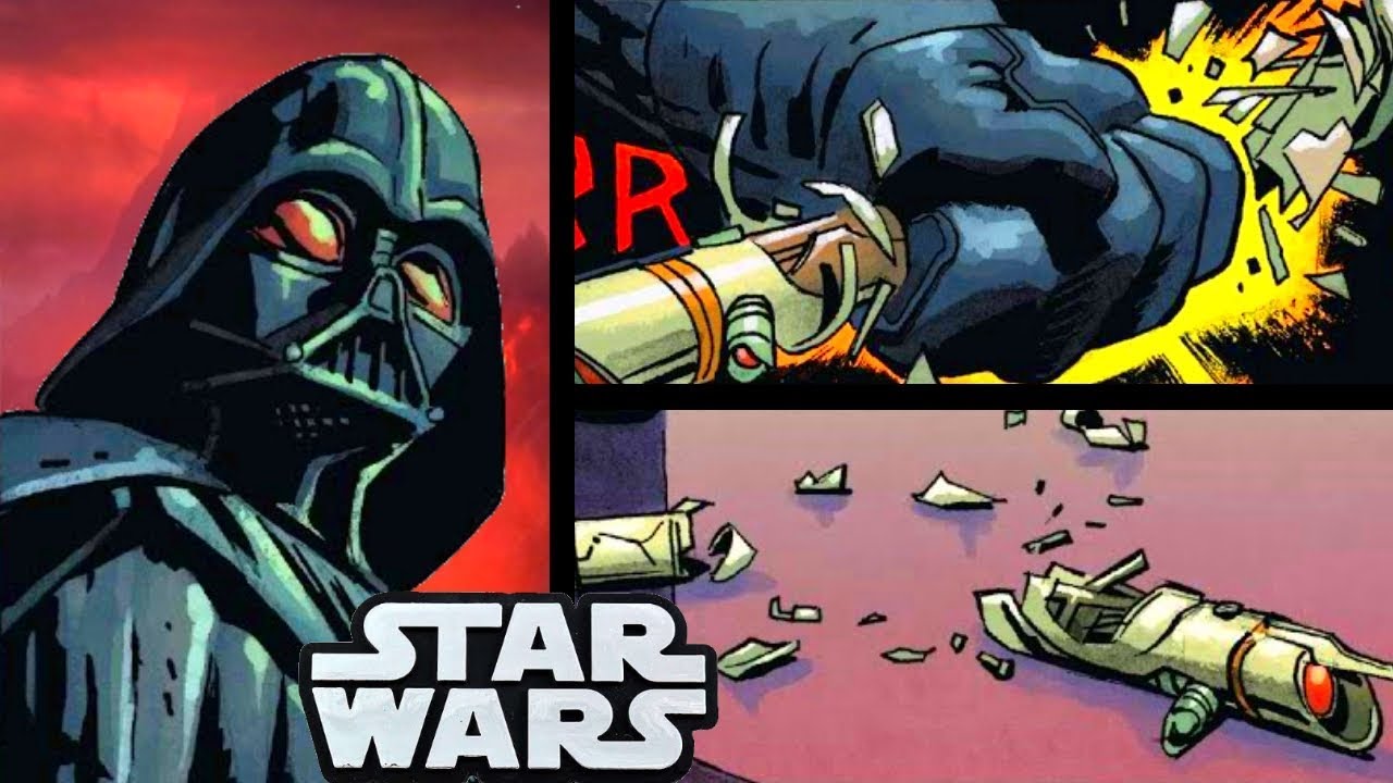 DARTH VADER DESTROYS HIS NEW RED LIGHTSABER!!(CANON) 1