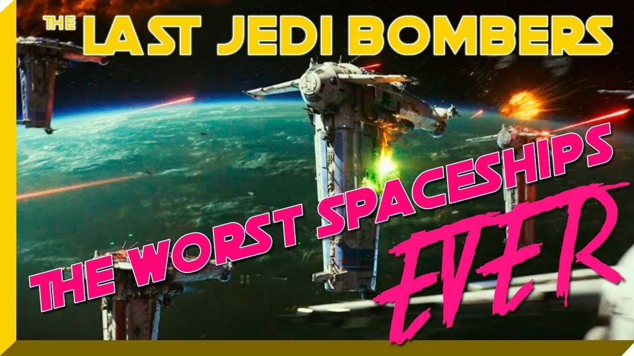 Star Wars: The Last Jedi Bombers. The Worst Spaceships EVER! 1