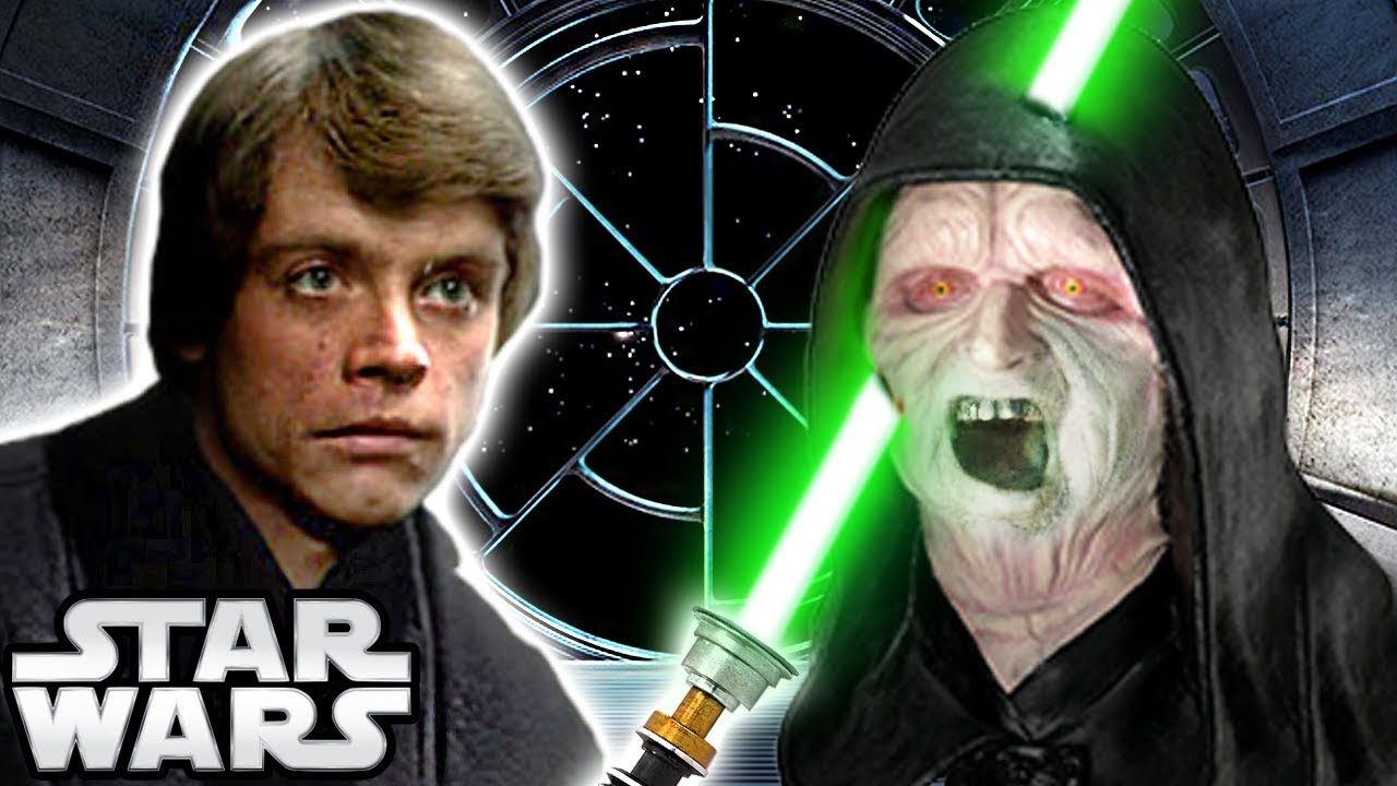 What if LUKE Fought PALPATINE at the END of Return of the Jedi? Star Wars 1