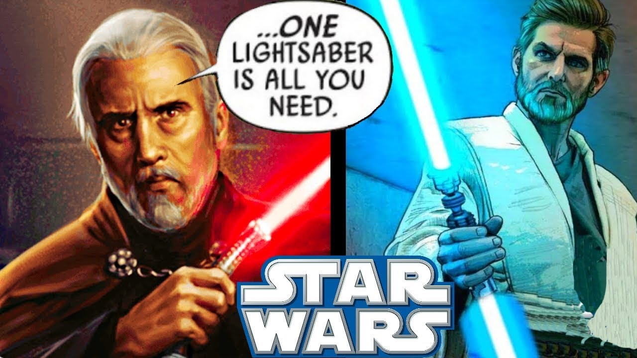 Why Dooku HATED Dual-Bladed Lightsabers!! - Star Wars Explained 1