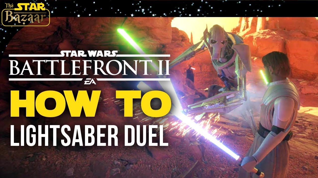 How To Lightsaber Duel | Star Wars Battlefront II Tips 1