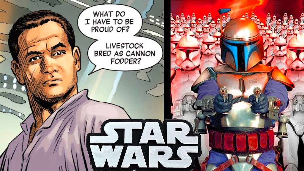 JANGO FETT REVEALS HIS THOUGHTS ON THE CLONE ARMY!!(CANON) 1