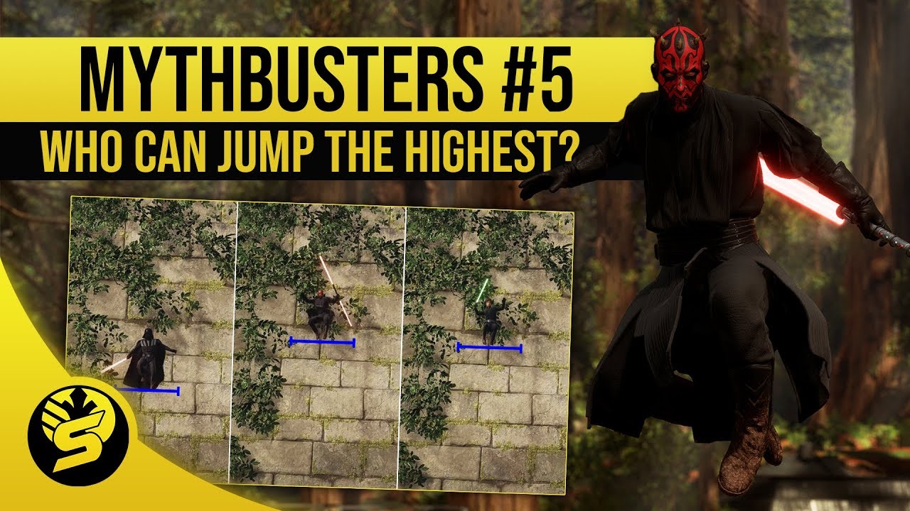 Which character can jump the highest/furthest? - Battlefront 2 Mythbusters #5 1