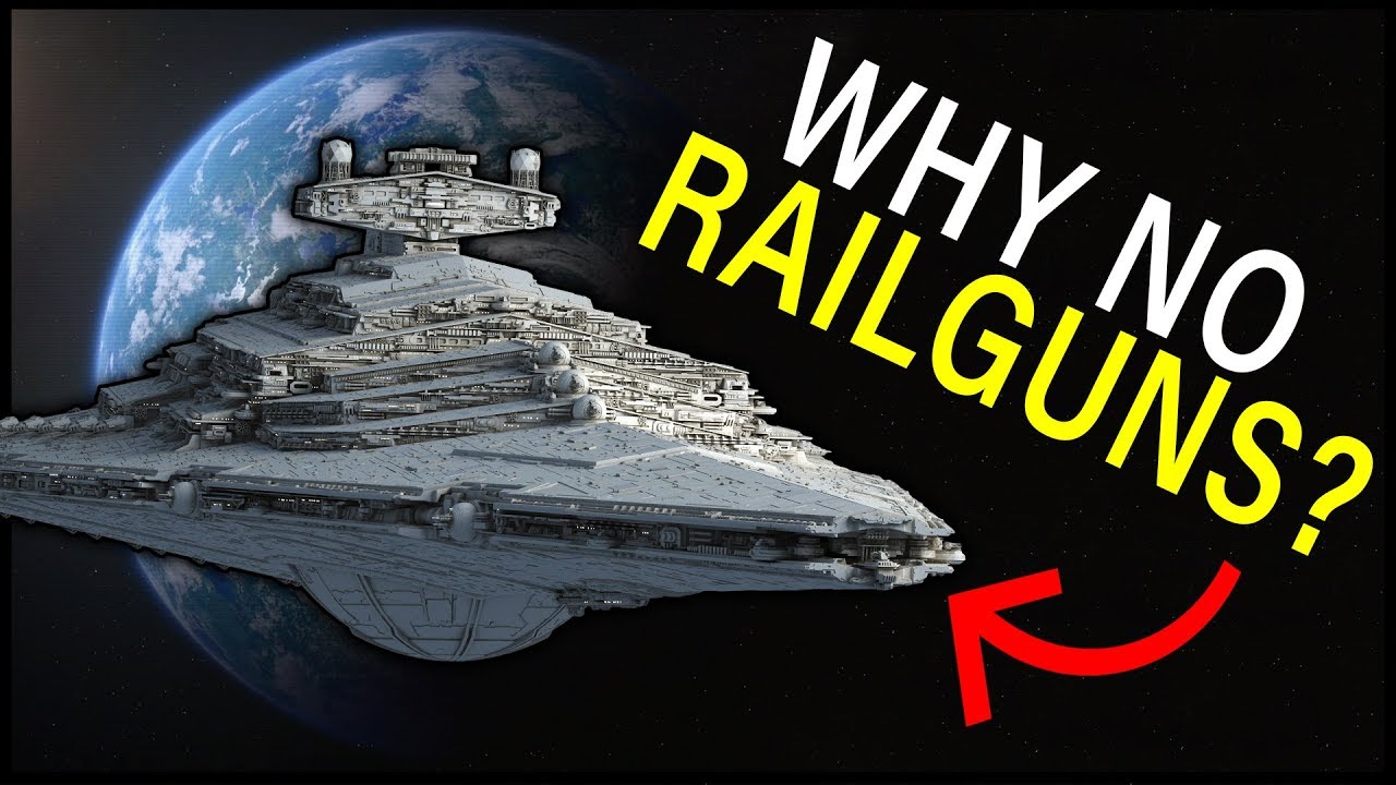 Why don't Star Wars ships use RAILGUNS? | Star Wars Lore 1