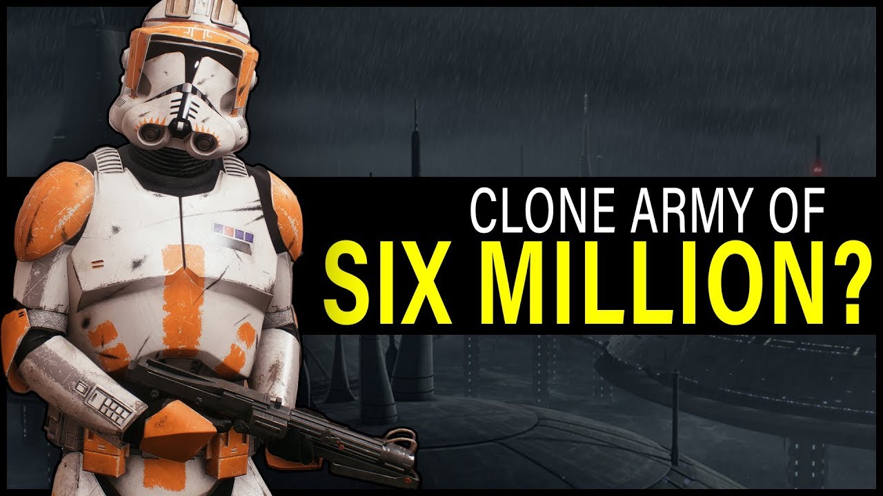 Why was the CLONE ARMY so small? (only 6 MILLION clones) | Star Wars 1