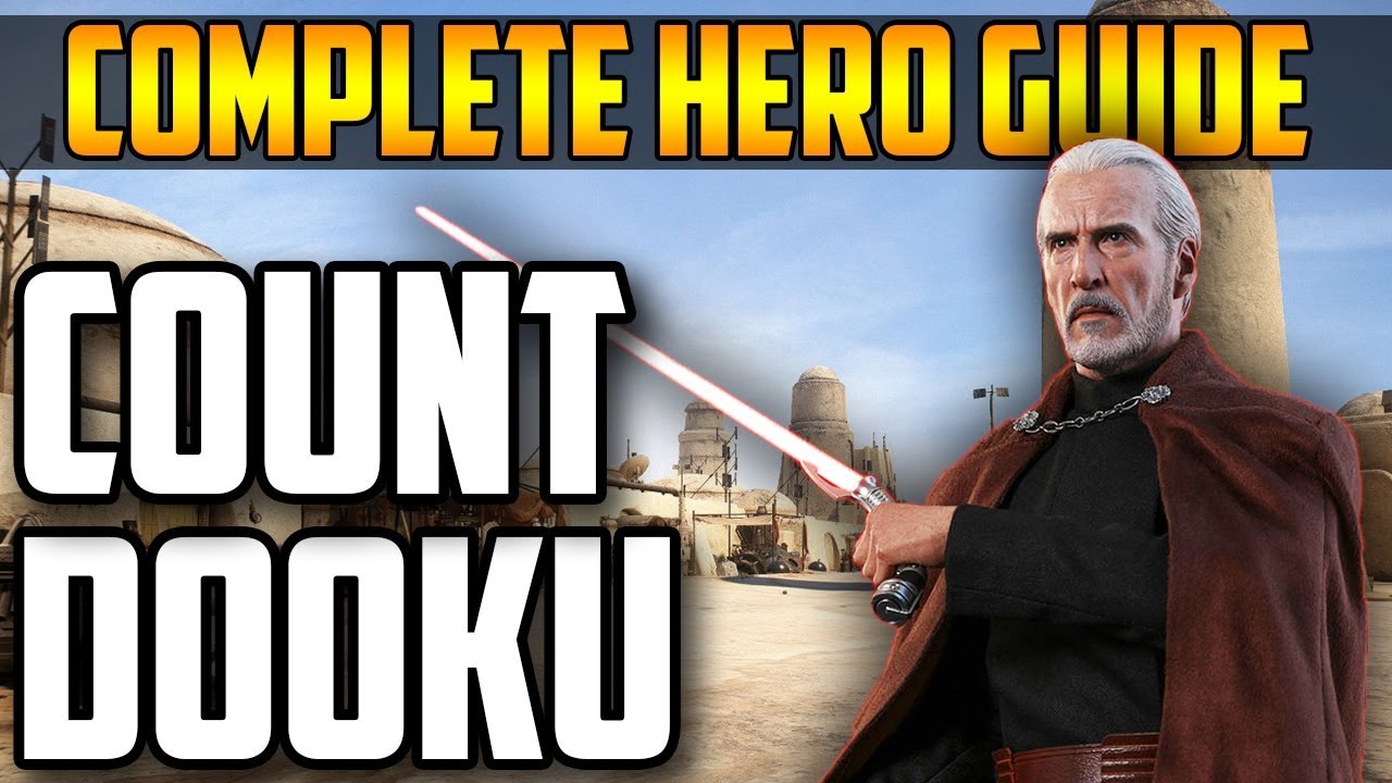2019 Complete Count Dooku HERO GUIDE! Star Wars Battlefront 2 1