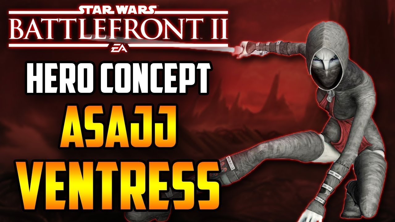 Asajj Ventress Hero Concept! Abilities, Star Cards & More! Star Wars Battlefront 2 1