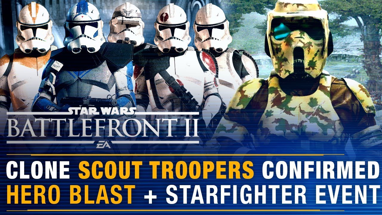 Star Wars Battlefront II Update CLONE SCOUT Troopers Confirmed! 1