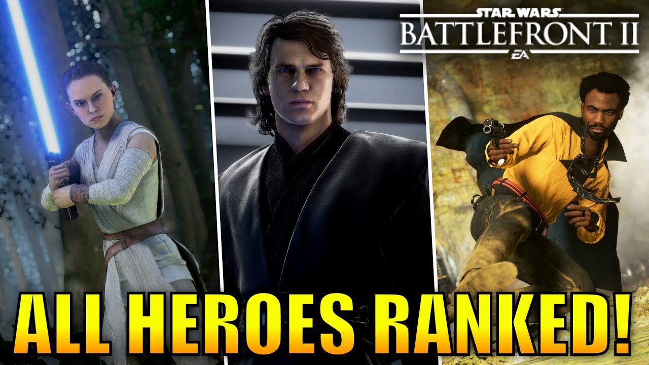 Every Hero Ranked from Worst to Best! - Star Wars Battlefront 2 1