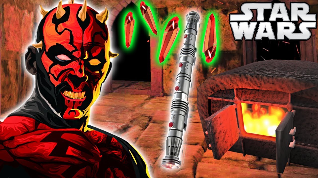 How Darth Maul BUILT His RARE Lightsaber (Animated) - Star Wars Explained 1
