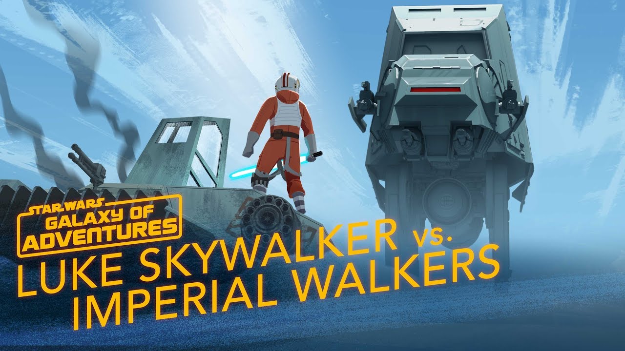 Luke vs. Imperial Walkers - Commander on Hoth | Galaxy of Adventures 1