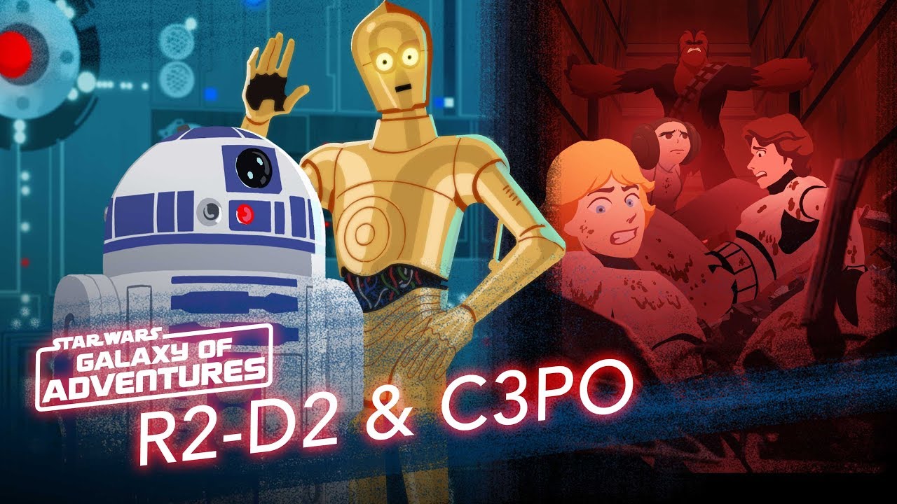 R2-D2 and C3PO - Trash Compactor Rescue | Star Wars Galaxy of Adventures 1