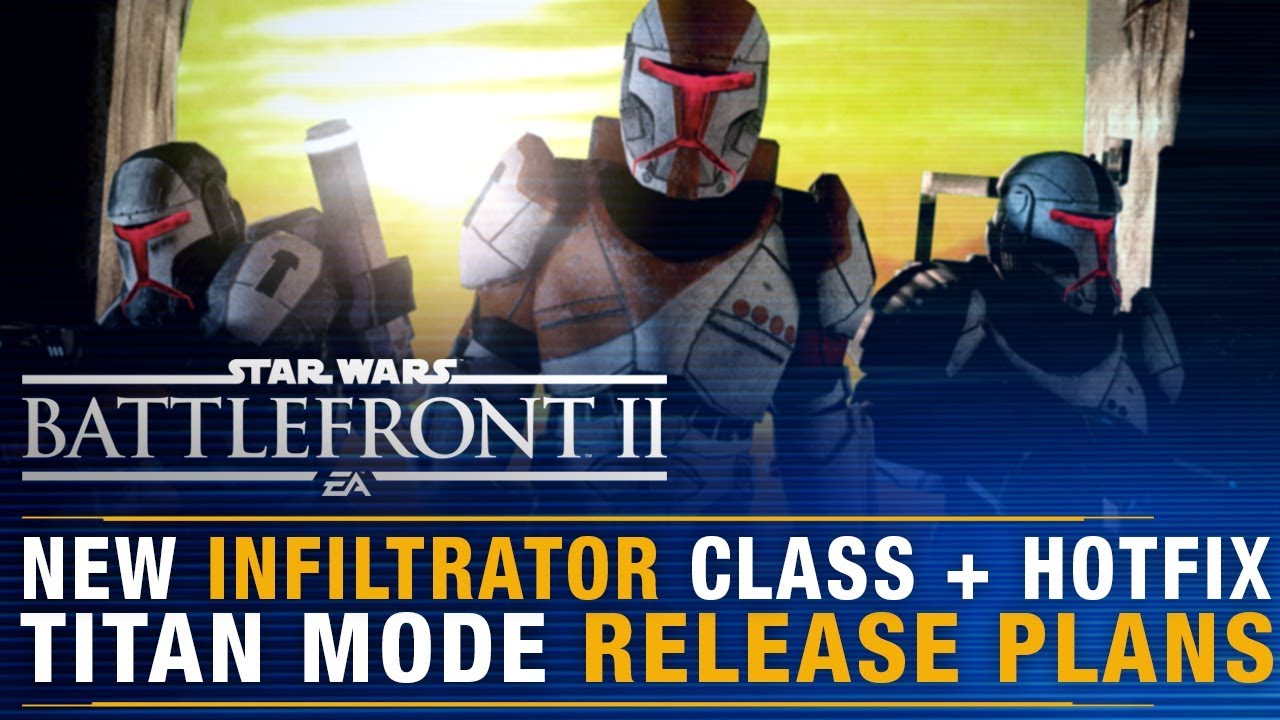 Star Wars Battlefront II New Infiltrator Class LEAKED + Battlefront Update 1