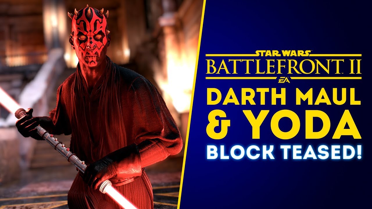 Darth Maul & Yoda Block Mechanics TEASED! - Star Wars Battlefront II Update 1