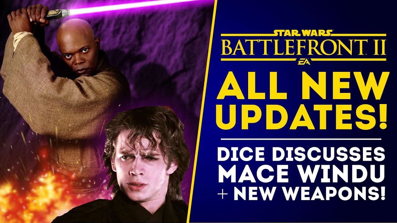 NEW UPDATES: Dice Replies About Mace Windu - Star Wars Battlefront II Update 1