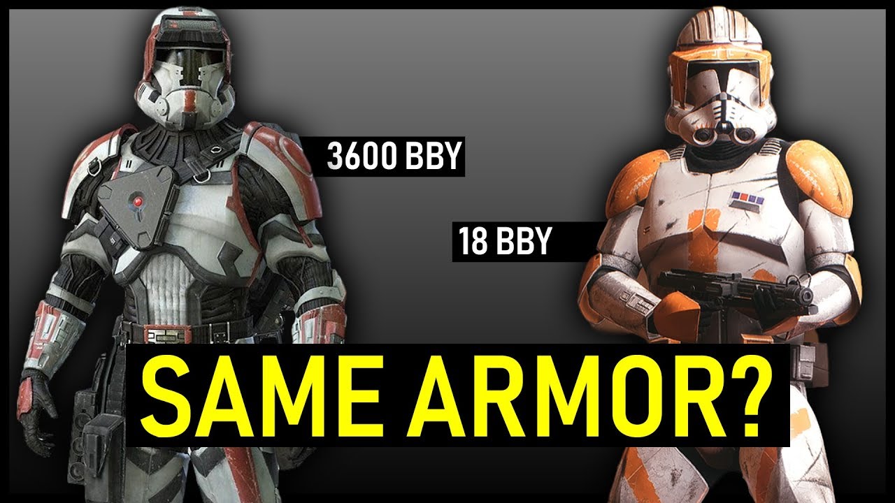 Why do CLONES and OLD REPUBLIC TROOPERS look so similar? 1