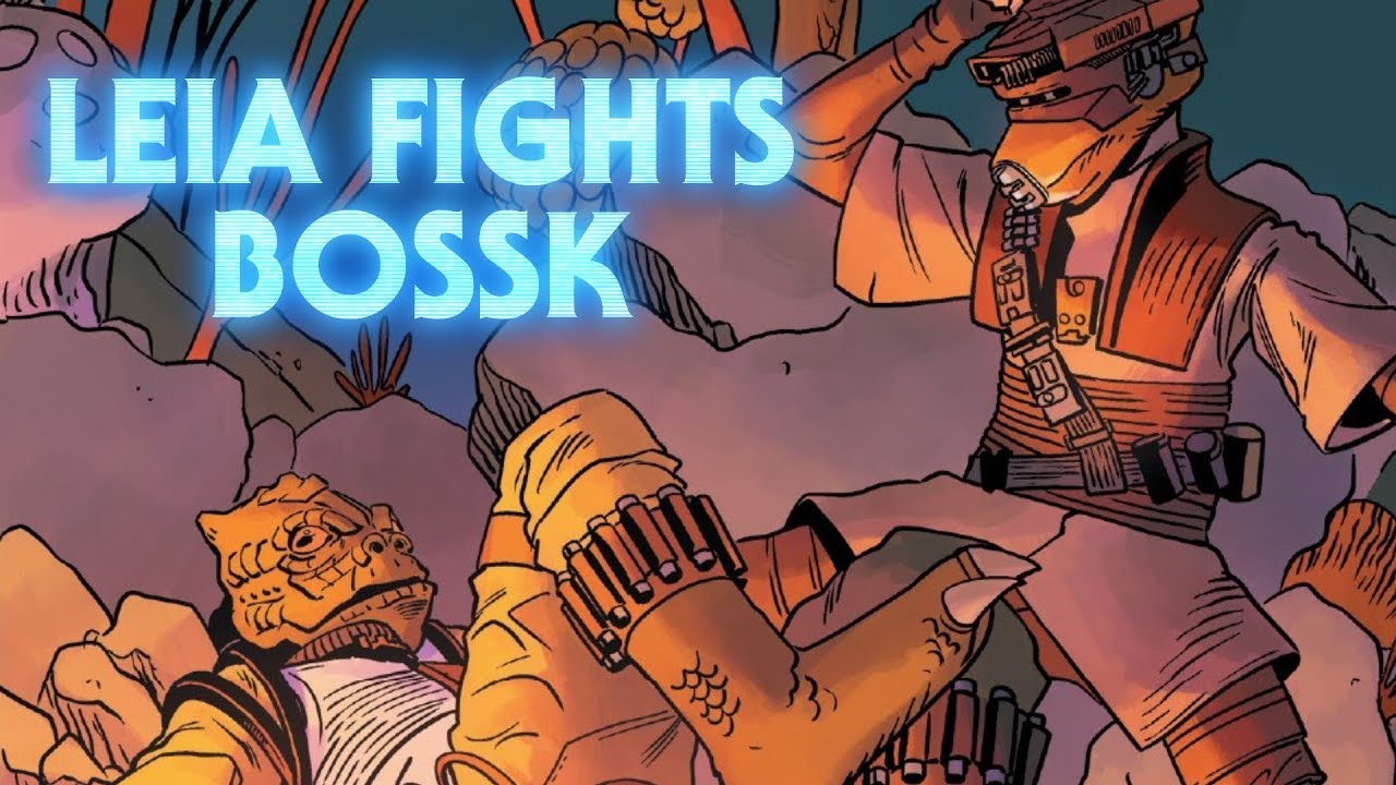 Leia Fights Bossk - Age of Rebellion: Princess Leia Review and Analysis 1