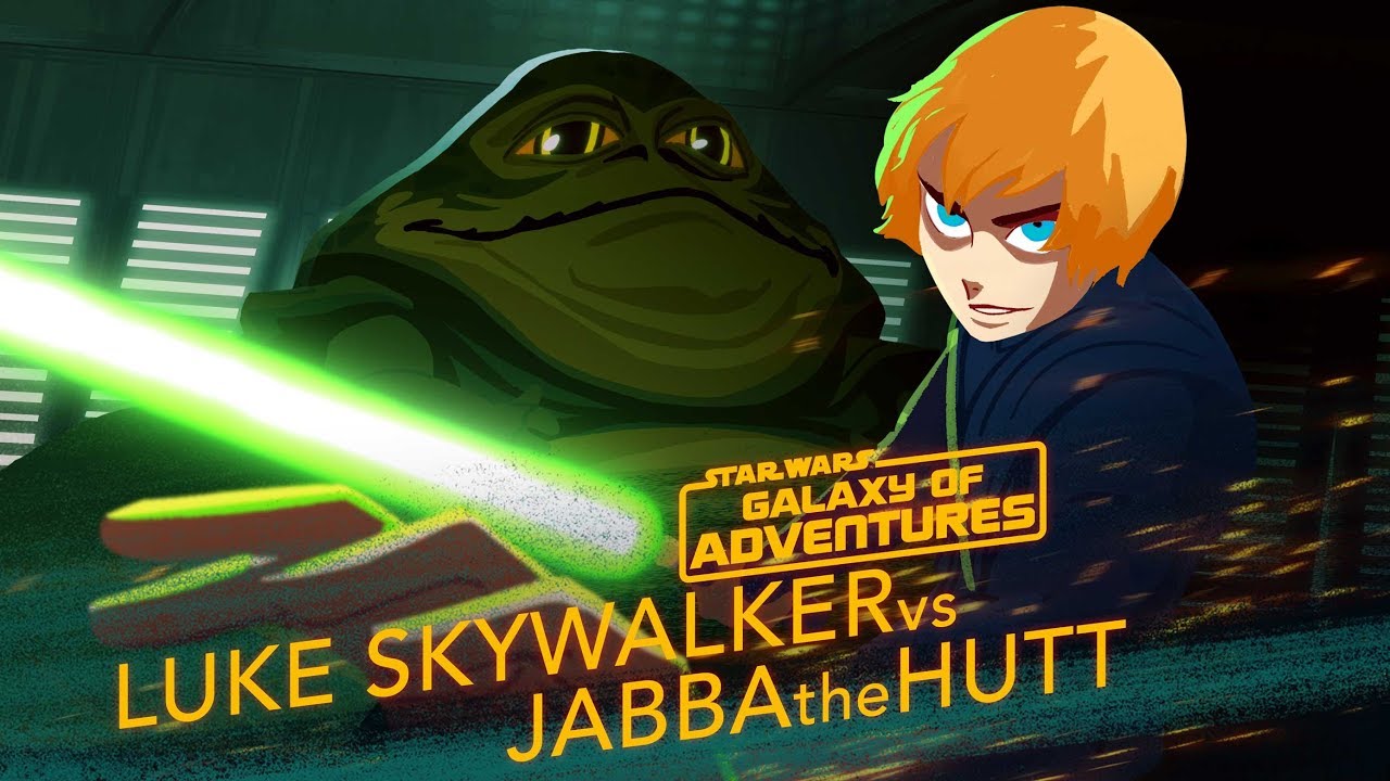 Luke vs. Jabba - Sail Barge Escape | Star Wars Galaxy of Adventures 1