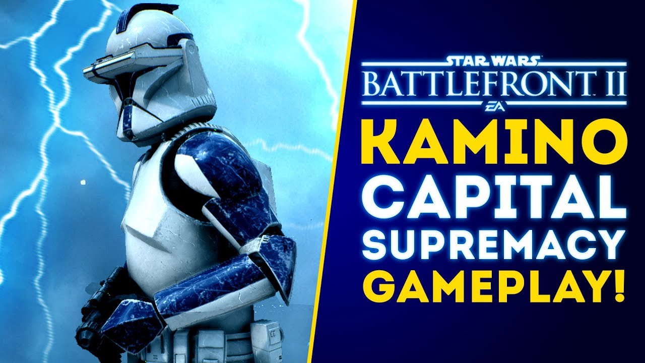 NEW KAMINO CAPITAL SUPREMACY GAMEPLAY! - Star Wars Battlefront 2 1
