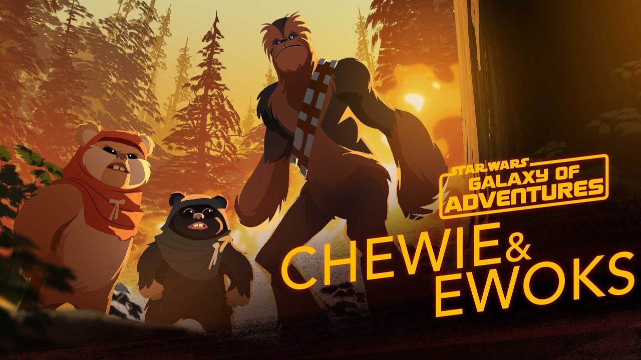 Chewie and Ewoks - Hijacking a Walker | Star Wars Galaxy of Adventures 1