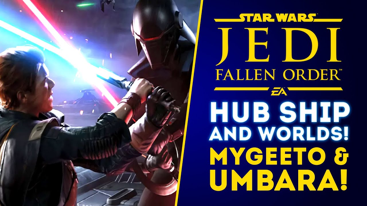 Jedi Fallen Order: HUB Ship and Worlds! Mygeeto & Umbara Planets Spotted! 1