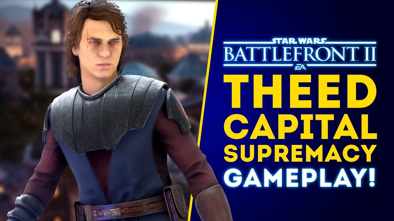 Naboo Theed Capital Supremacy Gameplay! Droidekas! - Star Wars Battlefront 2 1