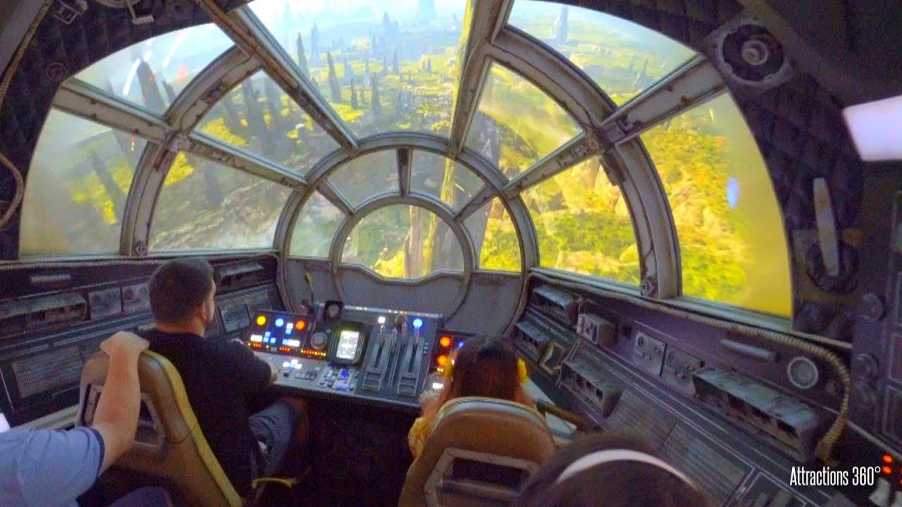 New Star Wars Millennium Falcon Ride - Disneyland's Galaxy's Edge 1