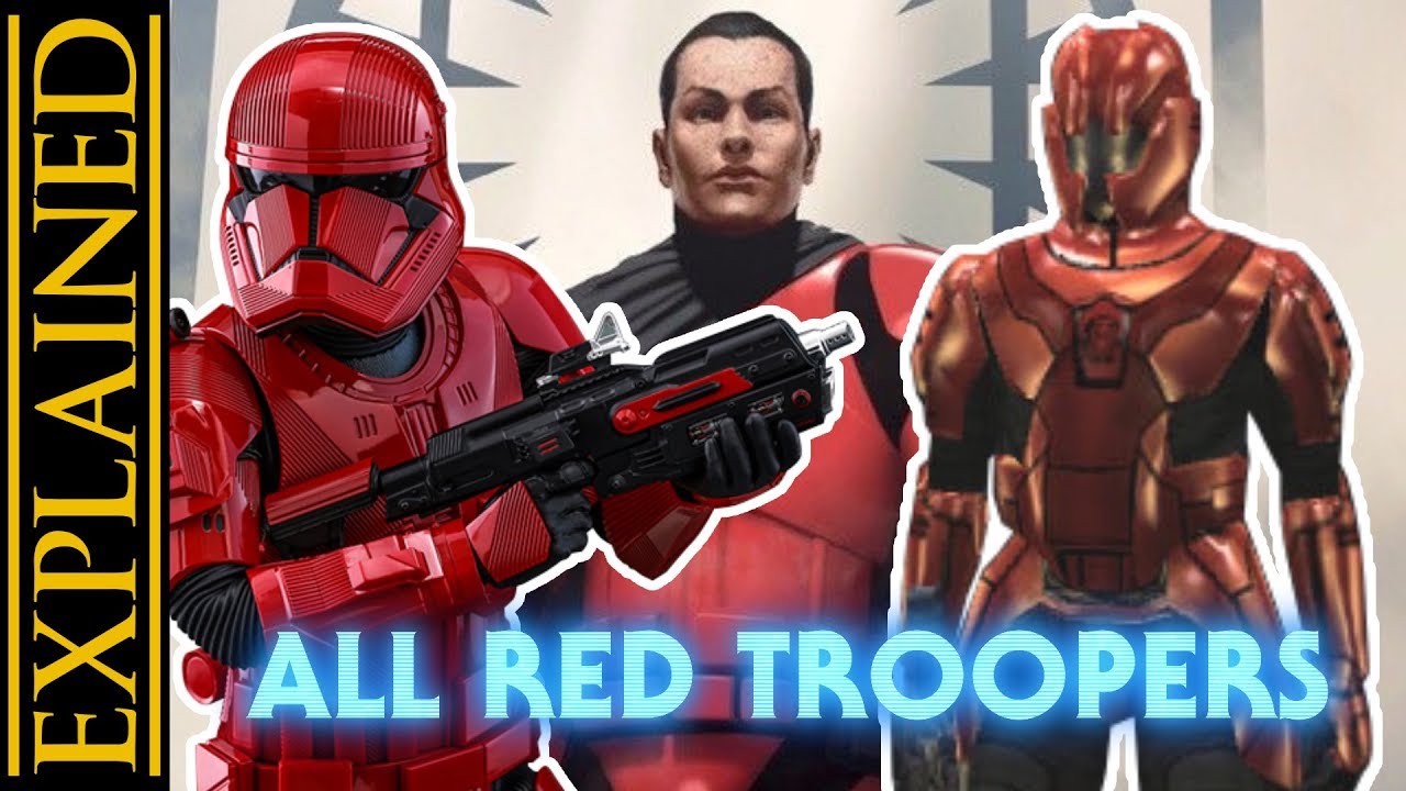 Every Red Trooper Type in Star Wars 1