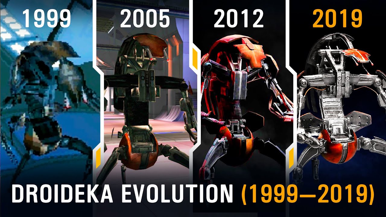Evolution of Droideka in Star Wars Games (1999 - 2019) 1